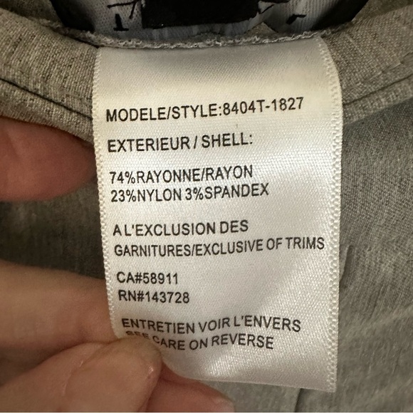 Tribal Gray Ankle Pants - Picture 4 of 4